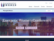 Tablet Screenshot of energeticwomen.org